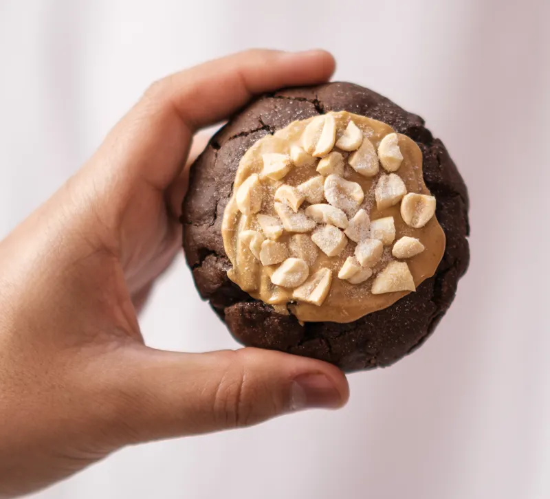 Galleta de chocolate con cacahuate