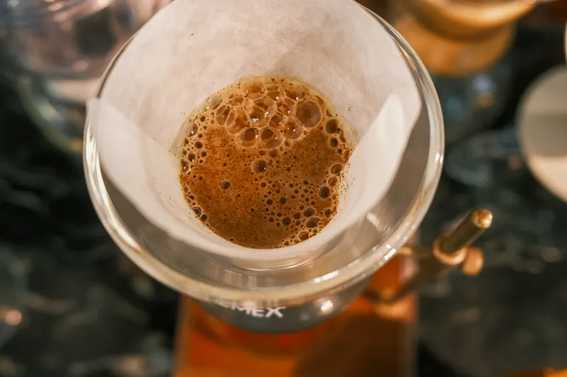Filtro de café con espuma