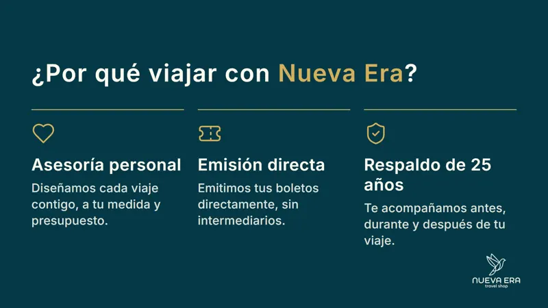 Video: por qué viajar con Nueva Era