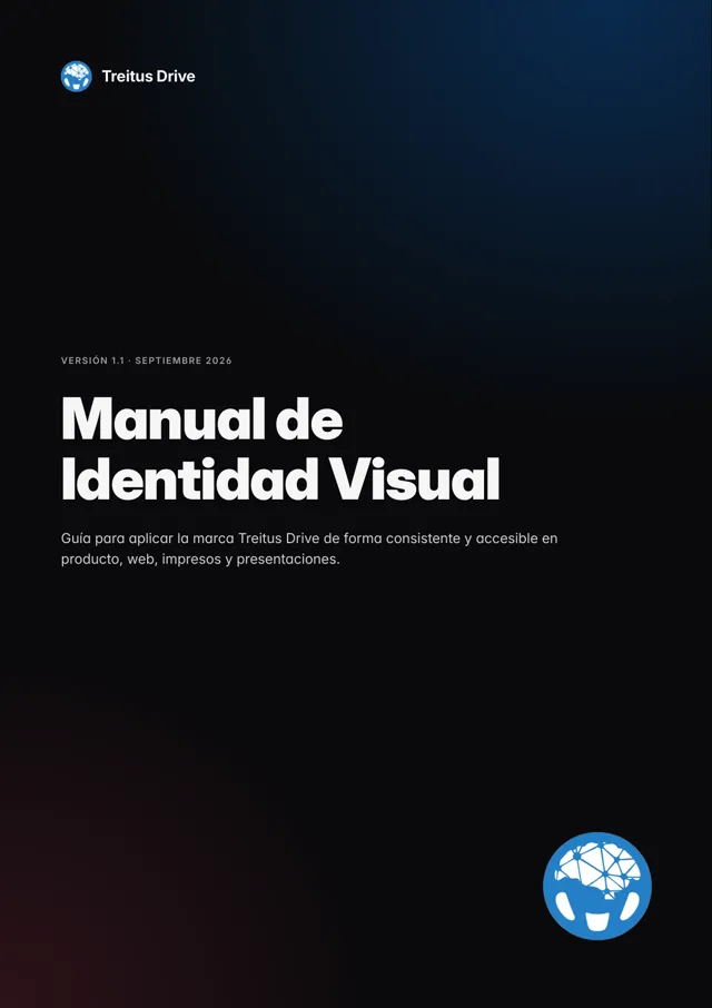 Cover of the Treitus Drive Visual Identity Guidelines